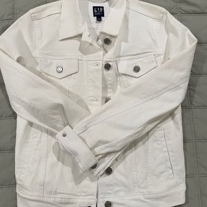 GAP women’s white denim Jean jacket XS